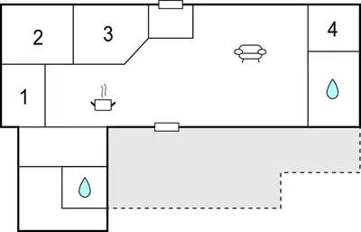 a block diagram of a block diagram of a block algorithm at Beautiful Home In Thyborøn With Sauna in Thyborøn