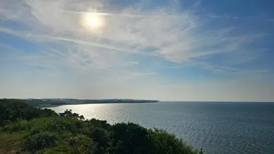 a view of a large body of water at Gudum Park in Lemvig