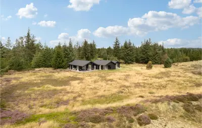 a house on a hill in a field at Nice Home In Fjerritslev With Wifi in Fjerritslev