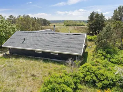an aerial view of a house with a metal roof at Holiday Home Myrte - 900m from the sea by Interhome in Torsted