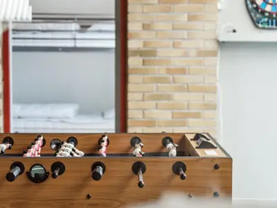 a wooden box with a bunch of stuffed animals in it at Holiday Home Ingward - 750m from the sea by Interhome in Vestervig