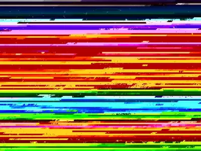 a colorful computer screen with many different colored lines at Apartment Helemine - 400m from the sea by Interhome in Fjerritslev