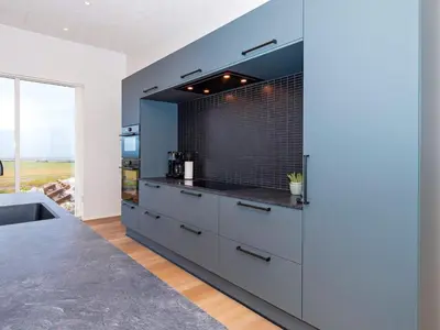 a kitchen with a sink and a counter at 5 star holiday home in Lemvig-By Traum in Lemvig