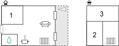 a schematic diagram of a laboratory with the results of the experiment at Pet Friendly Apartment In Vestervig in Vestervig