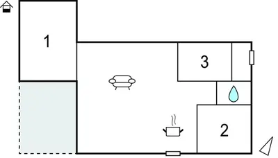 a block diagram of a periodic table at Awesome Home In Brovst With Wifi in Brovst