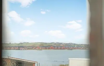 a view of a body of water from a window at Pet Friendly Home In Lemvig With Wifi in Lemvig