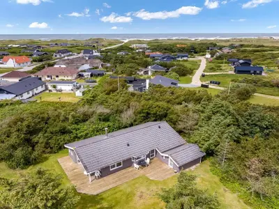 an overhead view of a house on a hill at Holiday Home Sella - 200m from the sea by Interhome in Torsted