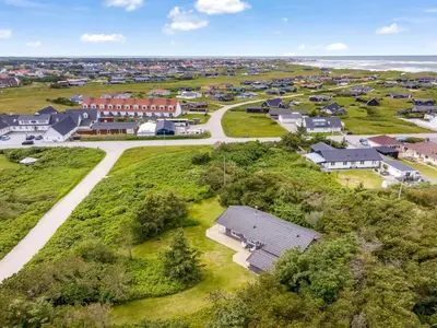 an aerial view of a village with houses at Holiday Home Sella - 200m from the sea by Interhome in Torsted