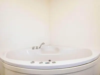 a bathroom with a white sink in a room at 8 person holiday home in Skals-By Traum in Sundstrup