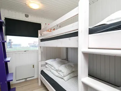 a bunk bed in a tiny house at 6 person holiday home in Vinderup-By Traum in Vinderup