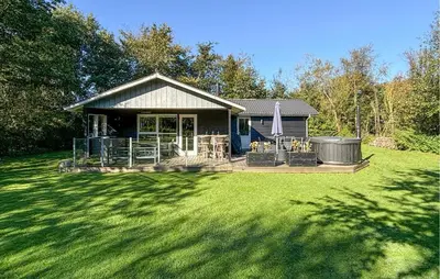 a house with a large yard with a large lawn at Awesome Home In Hjerm With Wifi in Hjerm