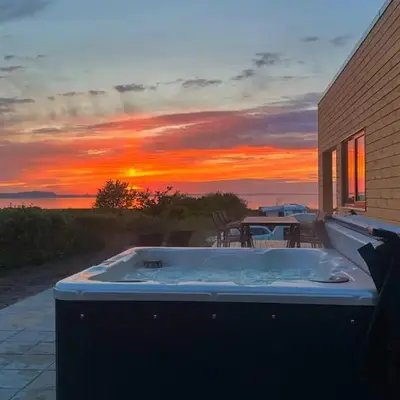 Premium hytte med udendørs spa