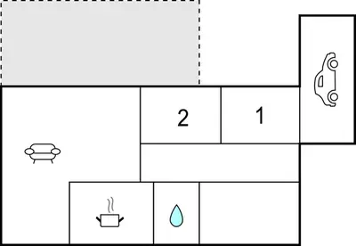 a puzzle game with a block of food and a water drop at 2 Bedroom Nice Home In Roslev in Roslev
