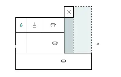 a block diagram of a buffer with a prefix at Two-Bedroom Holiday Home Thyholm With Sea View 04 in Thyholm