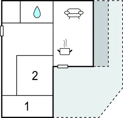 a diagram of the reaction of water and a liquid at Stunning Home In Øster Assels With Wifi in Øster Assels
