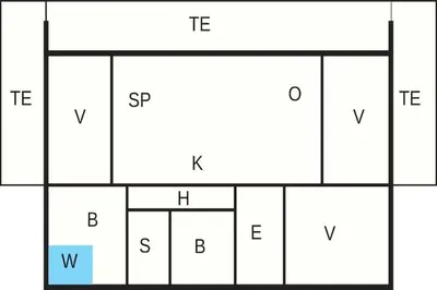 a block diagram of a square with different prefixes at 4 star holiday home in Brovst in Brovst