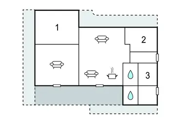 a schematic diagram of a laboratory at Gorgeous Home In Lemvig in Lemvig