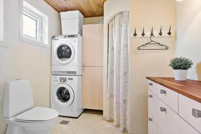 a laundry room with a washer and dryer at 823-Thisted-Knottivej-3 in Thisted