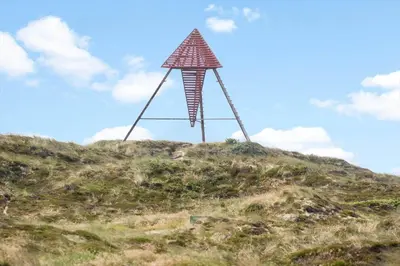 a large pole on top of a hill at 334-Snedsted-Somaerkevej-64-B in Snedsted