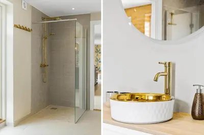 a bathroom with a sink and a shower at 193-Vestervig-Vesterhavsvej-36 in Vestervig