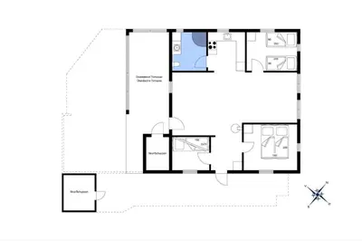 a floor plan of a house at 257-Thisted-Blamunkevej-34 in Thisted