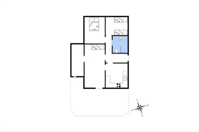 a floor plan of a house at 110-Vestervig-Svanholmvej-10 in Vestervig