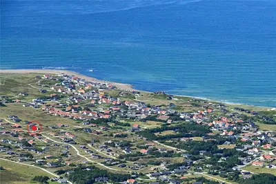 an aerial view of a park next to the ocean at 941-Thisted-Klitstien-37 in Torsted