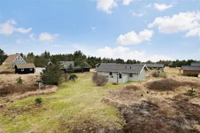 an aerial view of a house in a field at 802-Thisted-Pighvarvej-22 in Thisted
