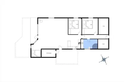 a floor plan of a house at 940-Thisted-Spanggardsvej-45 in Torsted