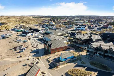 an aerial view of a small town with buildings at 774-Thisted-Havstokken-26-A in Thisted