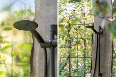 two pictures of a window with a fence at 242-Thisted-Muslingevej-4 in Thisted