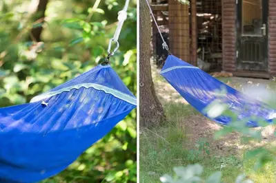 a blue umbrella hanging from a tree at 242-Thisted-Muslingevej-4 in Thisted