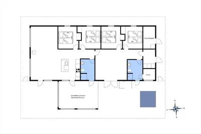 a house for a familyfirst floor plan at 1300-Thisted-Smedevej-3-B in Thisted