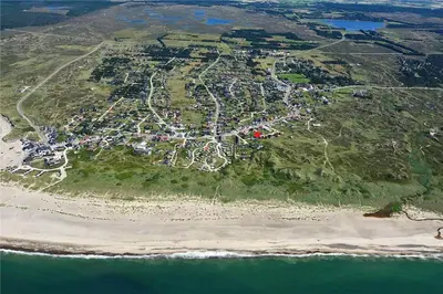 an aerial view of a resort on the beach at 133-Thisted-Jorgen-Hedes-Vej-10 in Thisted