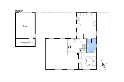 a floor plan of a house at 172-Thisted-Fiskervej-72 in Thisted