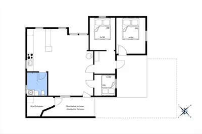 a floor plan of a house at 873-Thisted-Blamunkevej-67 in Thisted