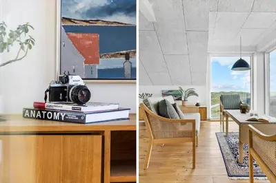 a room with a table and a camera on a table at 1053-Thisted-Kraenhavs-Sti-8 in Torsted