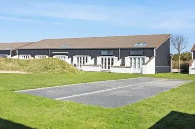 a large black building with a road in front of it at 417-Vestervig-Havnevej-1-lejl-17 in Vestervig