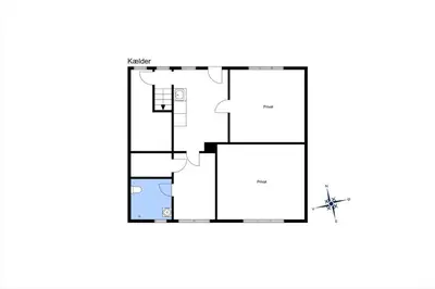 a floor plan of a house at 204-Vestervig-Lodbjergvej-4 in Vestervig