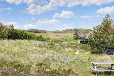 a park bench sitting in a field of grass at 531-Thisted-Ingerslevvej-5 in Thisted