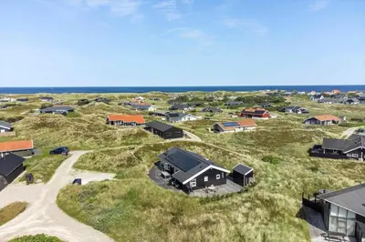 an aerial view of a small village with houses at 1062-Thisted-Mombak-45 in Torsted