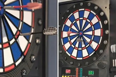 a dart board with a dartboard at 288-Harboore-Doblervej-15 in Harboør