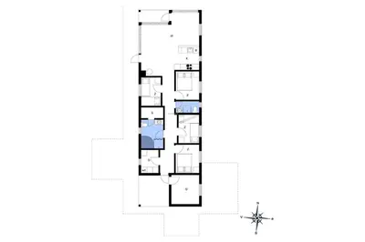 a floor plan of a house at LK316-Lokken-Sarasvej-22 in Løkken