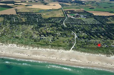 an aerial view of a beach and the ocean at LK1456-Lokken-Magdavej-9 in Løkken