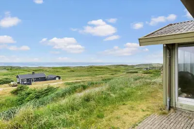 a view of a house from the porch of a house at LK1456-Lokken-Magdavej-9 in Løkken