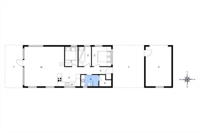 a house with a viewfourth floor plan at LK539-Lokken-Sylviavej-27 in Løkken
