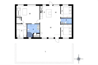 a house for a familyfirst floor plan at LK1979-Lokken-Kringelbaekvej-42 in Løkken