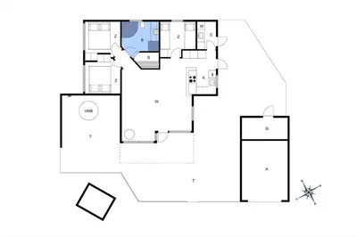 a house with a viewfourth floor plan at LK1804-Lokken-Kristavej-43 in Løkken