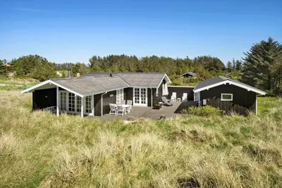 a house in the middle of a field at LK344-Lokken-Ragnhildsvej-3 in Løkken