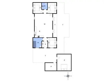 a floor plan of a house at LK902-Lokken-Mievej-42 in Løkken
